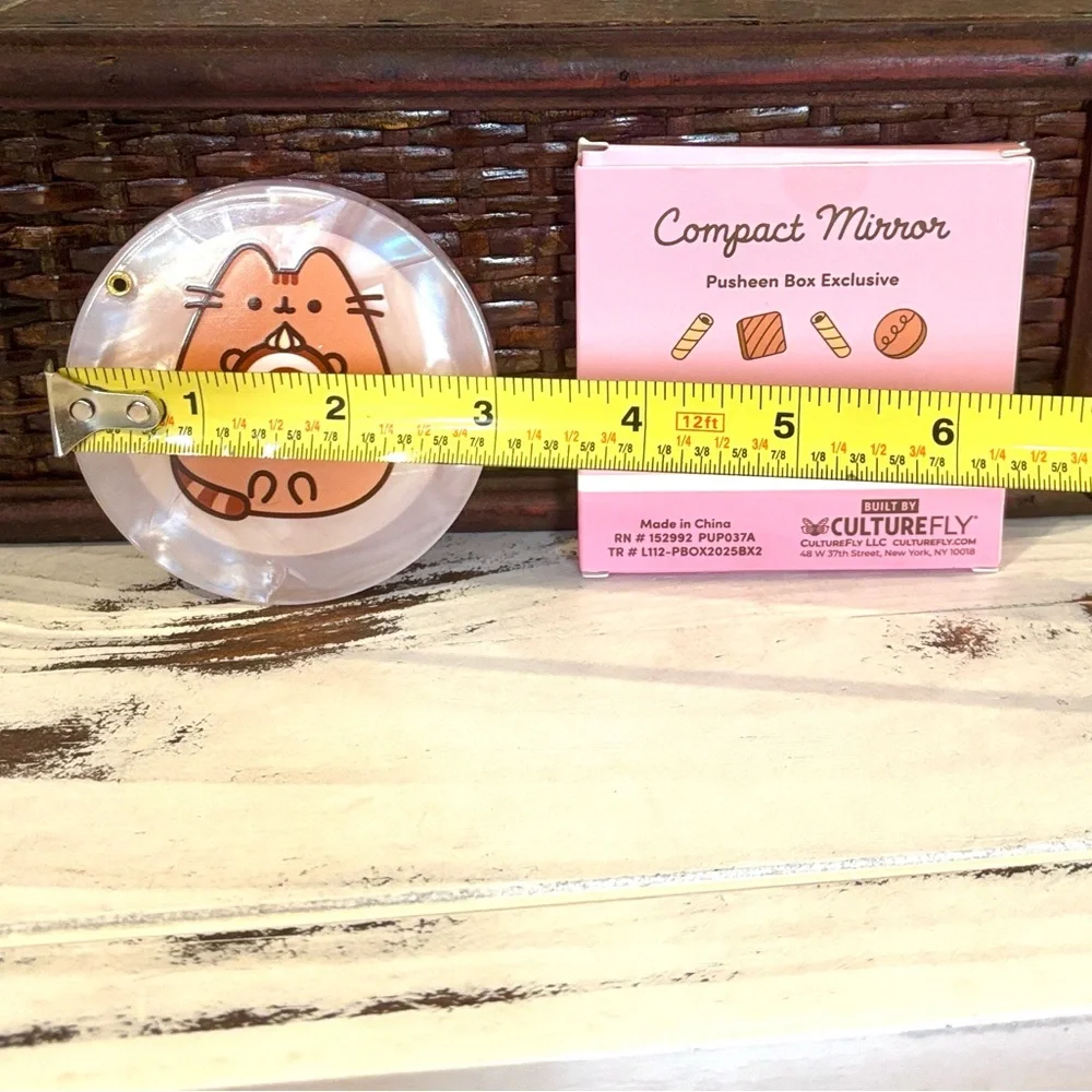 NIB Pusheen Sweet Treats Compact Mirror Exclusive From Summer 2025 Box